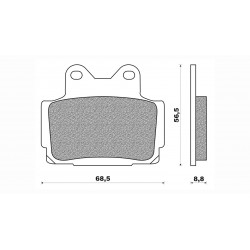 Τακάκια Daytona 33181 (FA104)(FD082) Τακάκια Daytona 33181 (FA104)(FD082)
